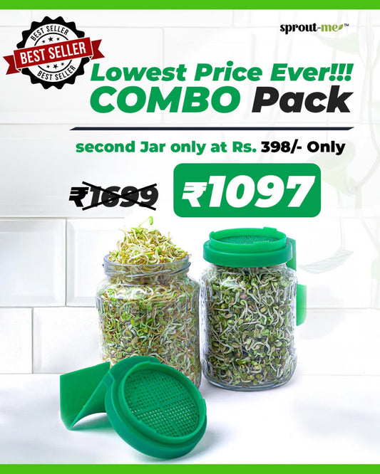 Combo Pack @ ₹1097 – 2nd Jar ONLY ₹398