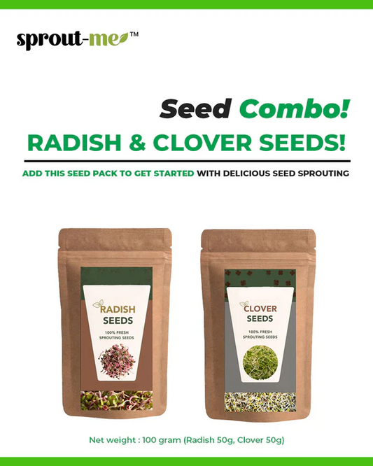 SEEDS! RADISH & CLOVER !