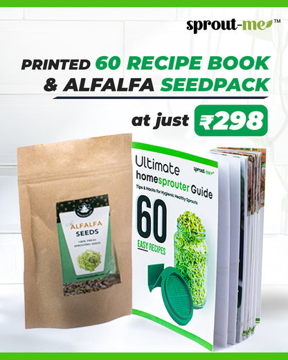 Recipe Book + Alfalfa Seed Pack !
