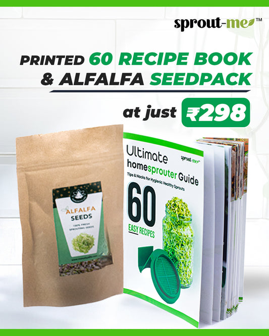 Recipe Book + Alfalfa Seed Pack !
